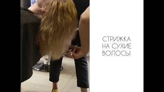 Стрижка волнистых волос по "Кудрявому методу" #curlygirlmethod #devacut