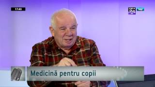 Marin Burlea, medic pediatru, presedinte Societatea Romana de Pediatrie - 28 dec 2016