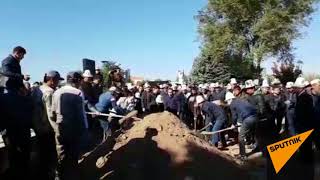 Темира Джумакадырова похоронили на Ала-Арчинском кладбище