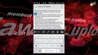 membuat tulisan jadi suara di android (teks to speak)