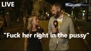 "Fuck her right in the pussy" on Live Swedish TV TV4 at FIFA World Cup 2018 *WITH ENGLISH LYRICS*