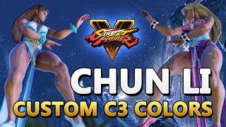 Chun Li - Custom C3 Colors - Street Fighter V Mod