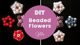 How to Make Flowers from Beads. DIY Craft Ideas.