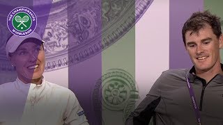 Jamie Murray & Martina Hingis Wimbledon 2017 final press conference