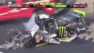 2011 Ricky Carmichael HARD CRASH NASCAR CWTS at the Lucas Oil 200 in Dover DE.