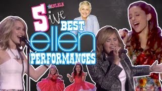 Selena, Demi, Bridgit & Ariana on Ellen.  Who was BEST?