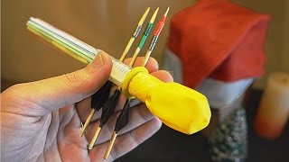 Как сделать метатель для дротиков своими руками