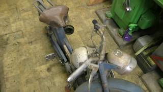 Мопед Рига- 1 реставрация   часть-1 (Moped Rīga-1 Restoration Part 1)