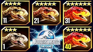 TYRANNOSAURUS REX MAX LEVEL FEEDING (JURASSIC WORLD)