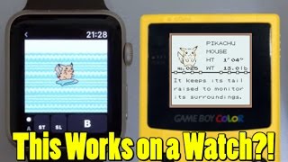 The Apple Watch Now Plays Gameboy Color Games