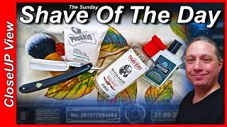 Your Sunday CloseUP View Shave Of The Day with Proraso Single Blade Cypress & Vetyver