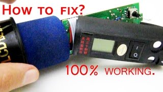 Fix 8018LCD 450W LCD Soldering Station Hot Air Gun паяльный фен ремонт