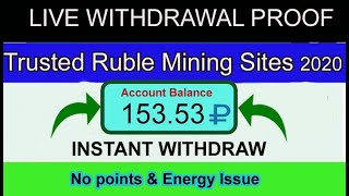 Trusted Ruble Earning Sites 2020 | Live Withdrawal Proof Urdu Hindi