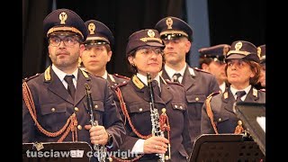 Il concerto di Natale della banda musicale della Polizia di stato