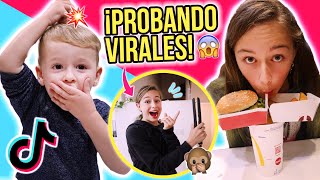 PROBAMOS LIFE HACKS VIRALES de TIKTOK en FAMILIA ? ¡Los MEJORES TRUCOS VIRALES! ?¿FUNCIONAN?