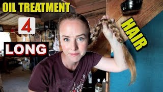 Oil Treatments for FAST  LONG HAIR GROWTH