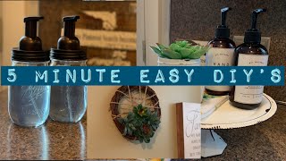 DIY Dollar Tree Succulent Wreath/DIY Soap Dispensers/Farmhouse Decor
