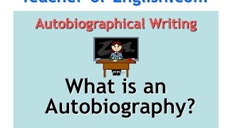 Autobiography teaching resources - PowerPoint lessons