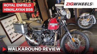 Royal Enfield Himalayan BS6 Walkaround Review | Launch, Colours, Features & More | ZigWheels