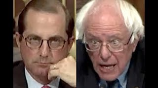 "TRUMP LIED!!!" Bernie Sanders GETS PISSED OFF & DESTROYS Trump Lackey Alex Azar on Big Pharma