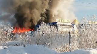 Пожар в Сургуте