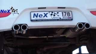 NeX® _Hyundai Solaris Hatchback. ЭКСКЛЮЗИВ! Глушитель -Форсаж- 4 насадки. Полная версия.