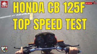 Honda CB 125f Speed Run | Top Speed Test Ride | Bike Mate PK