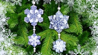 Новогоднее украшение "Снежинки" | Decorative Snowflakes