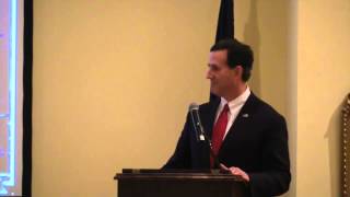 Rick Santorum at South Carolina NSAS