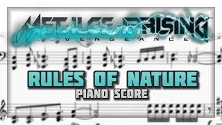 RULES OF NATURE | Piano Cover HARD VERSION | Jamie Christopherson | Metal Gear Rising: Revengeance