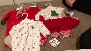 Little Me Holiday / Christmas Reborn Baby Clothes Haul