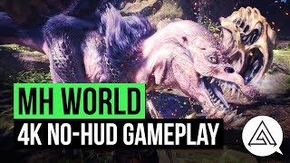 Monster Hunter World | PS4 Pro 4K No HUD Gameplay