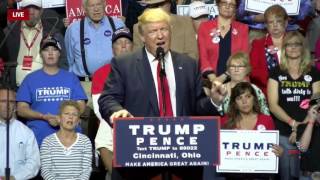 Full Speech: Donald Trump Rally in CINCINNATI, OH 10/13/16