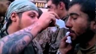 Захват ополченцами украинских солдат  АТО  Военные действия на Украине