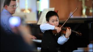 Violin Prodigy Spencer Tsai, age 7, - Max Bruch "Violin Concerto No.1 in G Minor 1st movement"