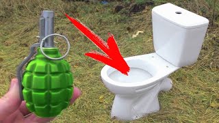 ✅ МОЩНАЯ ПЕТАРДА + УНИТАЗ ? НОВЫЙ ТОП 10 ПЕТАРД В УНИТАЗЕ