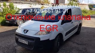 Удаление сажевого фильтра Peugeot Partner 2011 г.в.,отключение клапана EGR, чип тюнинг, Раменское