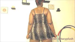 Post-Broadcast BBW Twerk in Leopard-Print Chemise