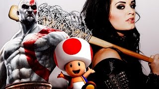 WWE Diva Paige Tells Us How She'd Beat Up Kratos - Up at Noon