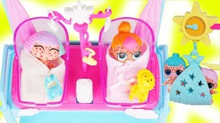 LOL Surprise Dolls + Lil Sisters get Chicken Pox