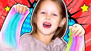 СВОИМИ РУКАМИ Делаем Лизуна Набор Slime DIY Slime Factory Playset Жвачка для рук Видео для детей