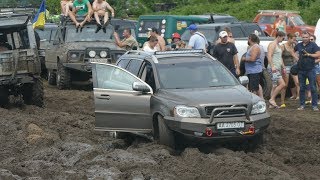 В такой OFF ROAD их еще не бросали VOLVO XC-90 AUDI A6 allroad Grand Cherokee WK2