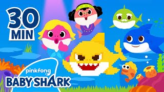 8-Bit Baby Shark and more | +Compilation | Best Baby Shark Songs 