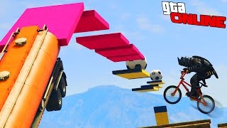 ПАРКУР-ПОПРЫГУНЧИК! ПРЫГАЙ ДО ИЗНЕМОЖЕНИЯ! (GTA 5 ONLINE ГОНКИ)
