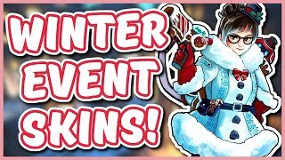 Overwatch - 2017 WINTER WONDERLAND SKIN IDEAS (Santa Roadhog, Angel Mercy, and MORE!)
