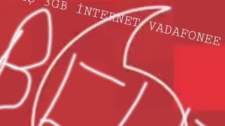VODAFONE BEDAVA İNTERNET 30 GB