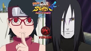Sarada Uchiha vs Orochimaru | NSUNS4 (Latino)