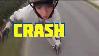 Longboarding: Helmet Cam Bails -  Longboarding Crash! Slam Bails!