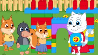 Famille d'Écureuil - Château Arc-en-ciel De Super-Héros Vidéos Animé 2021 en Français 13+