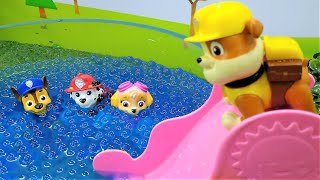 Games for kids with toys. PAW Patrol toys.